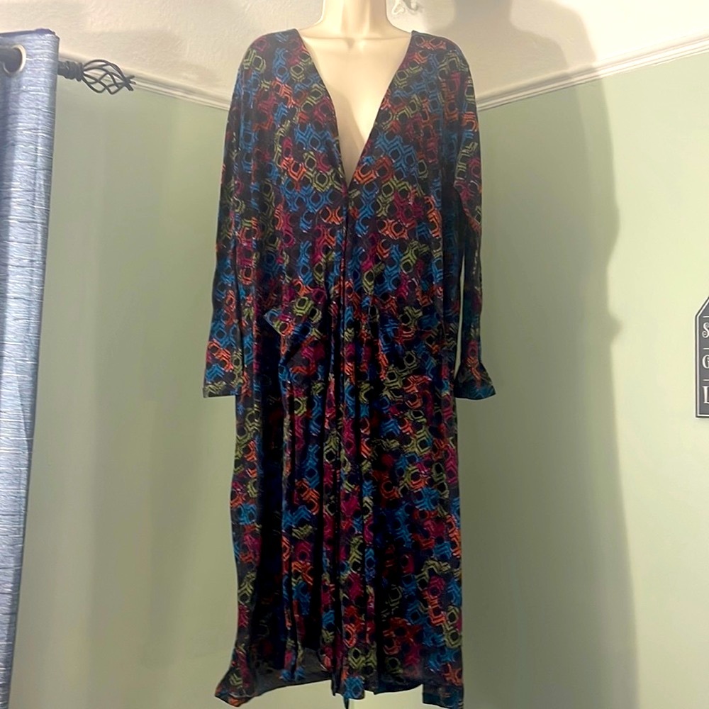 Multicolor Long Sarah Duster